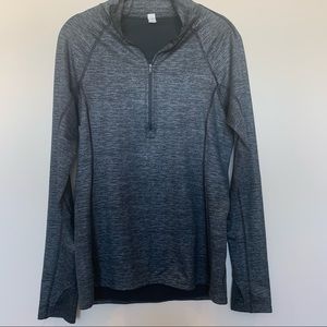 Under Armour Cold Gear Pullover with 1/2 Zip Black/Gray Size M